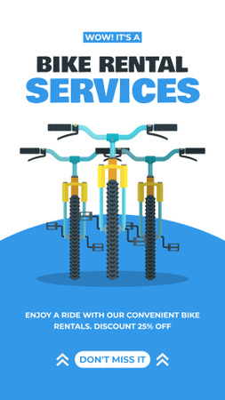 Platilla de diseño Bicycle Lending Services Instagram Story