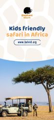 Educational Safari Trip Promotion For Family With Car