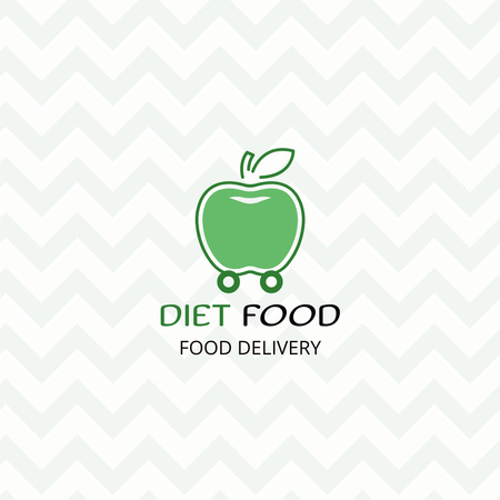 Ontwerpsjabloon van Logo van Food Delivery Services Offer