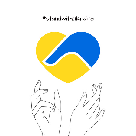 Designvorlage Zunehmendes Verständnis für den Konflikt in der Ukraine für Instagram