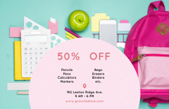 Back to School Sale of Stationery