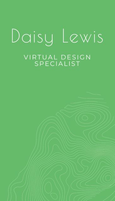 Platilla de diseño Virtual Designer Service Offering Business Card US Vertical