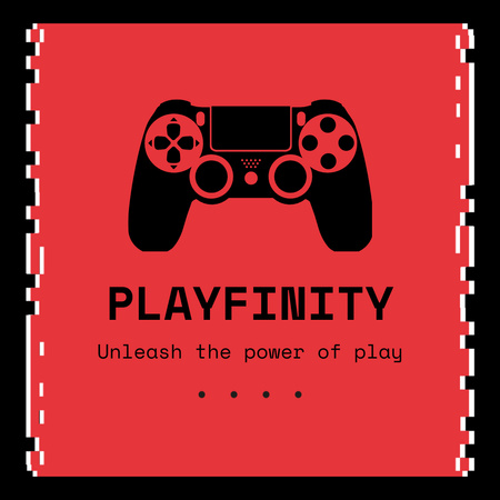 Modèle de visuel Promotion du Gamers Club compétitif avec slogan - Animated Logo