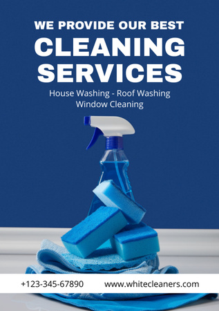 Platilla de diseño Cleaning Services Offer Flyer A7