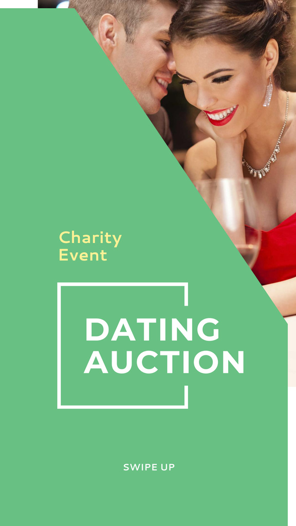 Charity Event Announcement with Couple Instagram Story Tasarım Şablonu