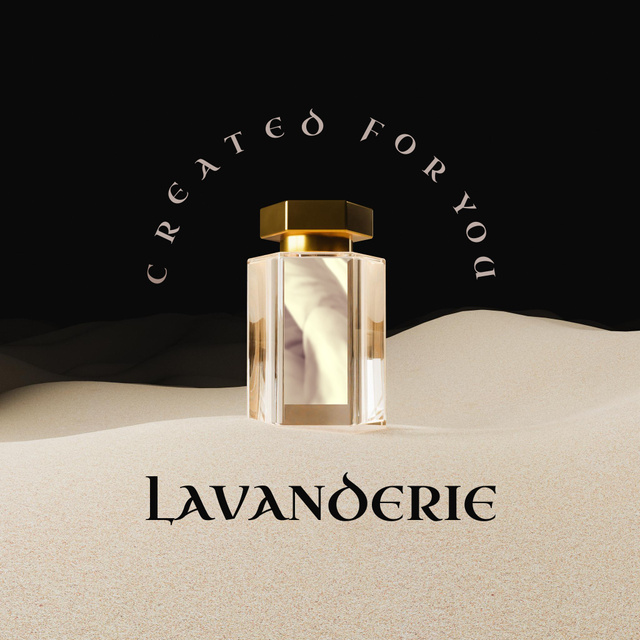 New Floral Perfume Logo Πρότυπο σχεδίασης