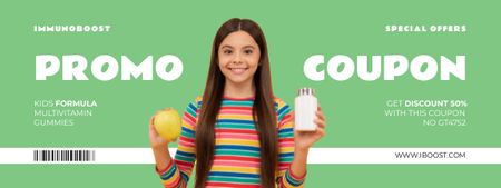Szablon projektu Nutritional Gummy Vitamins Offer Coupon
