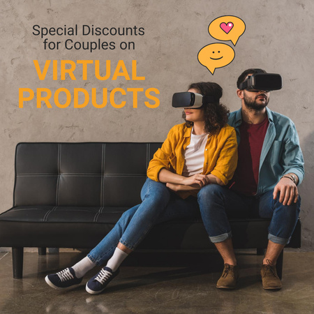 Szablon projektu Special Discount On Virtual Products Instagram