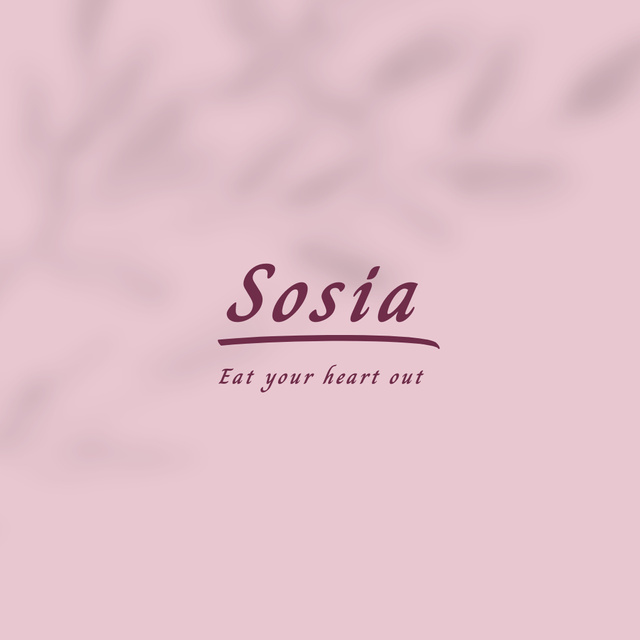 Sosia brand logo design Logoデザインテンプレート