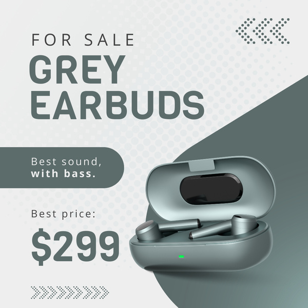 Grey Headphone Sale Announcement