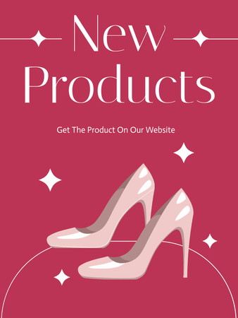 Offer of Stylish Female Shoes Poster US Design Template