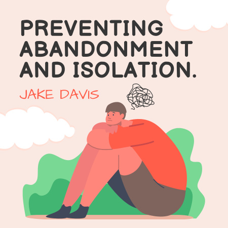 Preventing Abandonment and Isolation Podcast Cover Modelo de Design