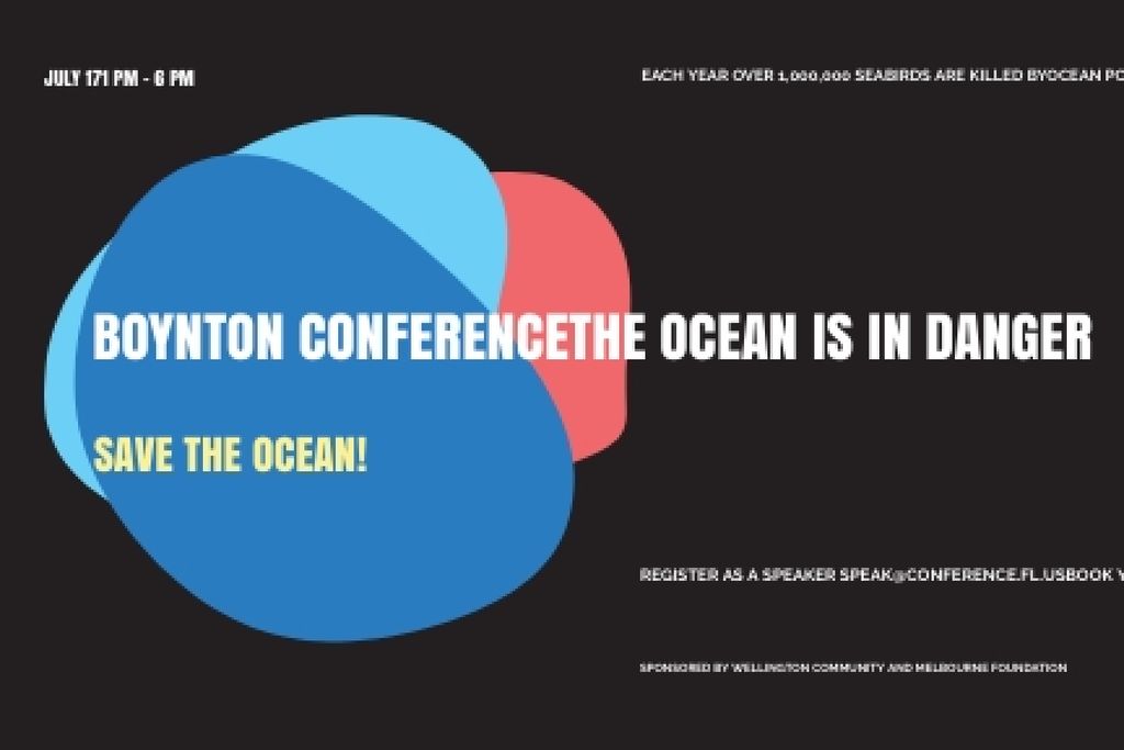 Boynton conference the ocean is in danger Gift Certificate Design Template