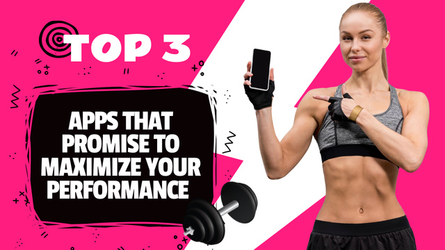 Template di design Apps For Workout Youtube Thumbnail