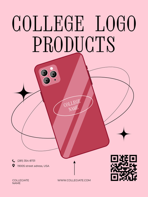 College Merch Offer Poster 36x48in Design Template