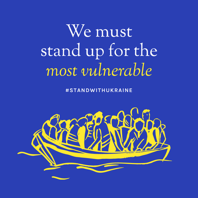 Stand With Ukraine  Instagram – шаблон для дизайну