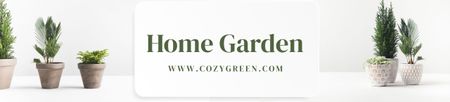 Ontwerpsjabloon van Ebay Store Billboard van Houseplants Sale Offer