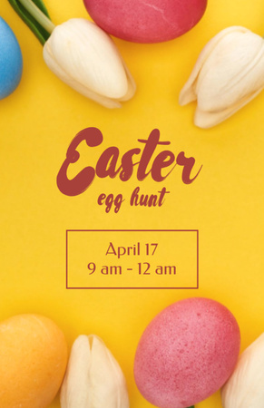 Easter Holiday Celebration Announcement Flyer 5.5x8.5in tervezősablon
