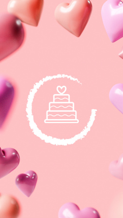 Wedding Services and attributes in pink Instagram Highlight Cover Design Template