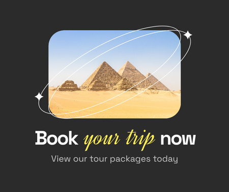 Platilla de diseño Travel Tour Ad Facebook