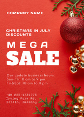 July Christmas Mega Sale Announcement