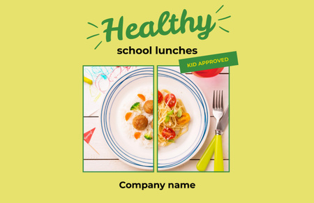 Mouthwatering Virtual Deals School Food Flyer 5.5x8.5in Horizontal Modelo de Design