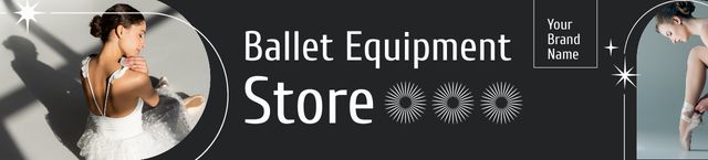 Ballet Equipment Store Ad Ebay Store Billboard tervezősablon