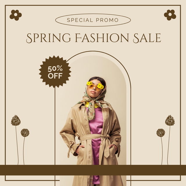 Modèle de visuel Women's Special Spring Sale Promo - Instagram AD