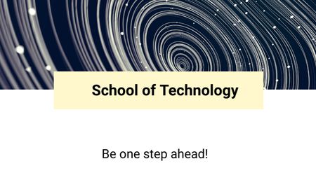 Ontwerpsjabloon van Business Card US van Aanbod om te studeren aan de School of Technology