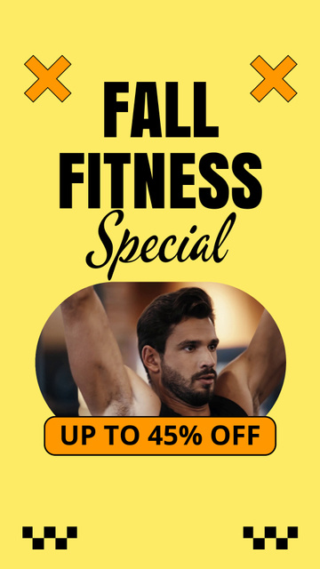 Modèle de visuel Special Discount on Fitness Memberships - TikTok Video
