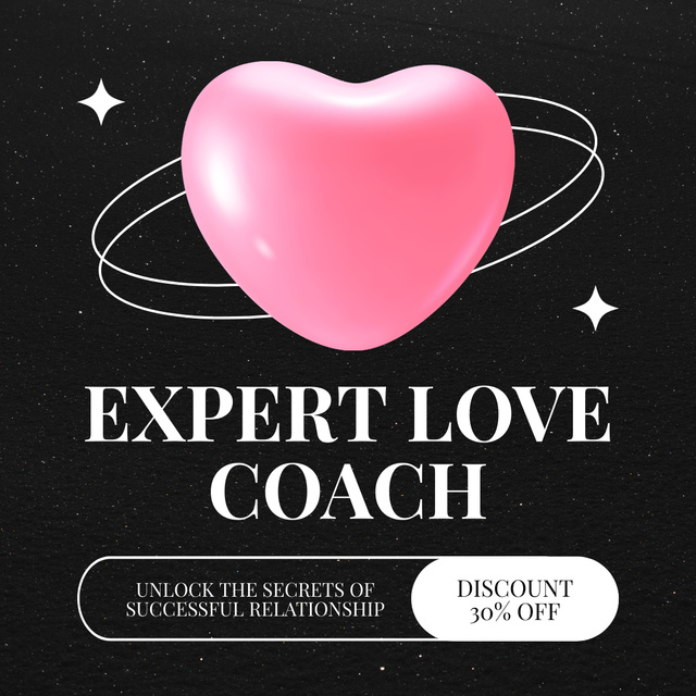 Ontwerpsjabloon van Instagram AD van Secrets of Successful Relationships at Discount