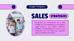Successful Company Sales Report In White