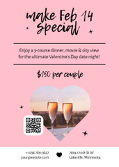 Offer of Romantic Valentine's Dinner on Roof
