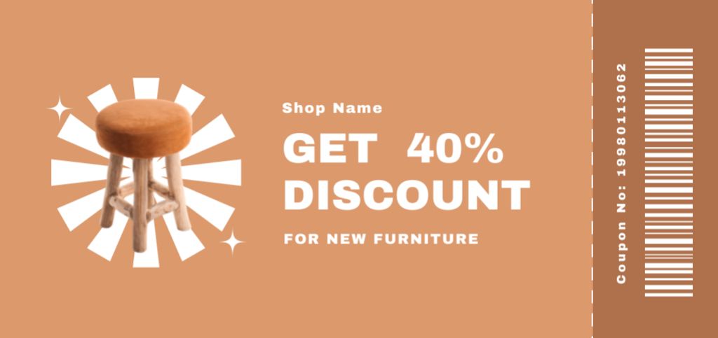 Furniture Sale with Great Discount Coupon Din Largeデザインテンプレート