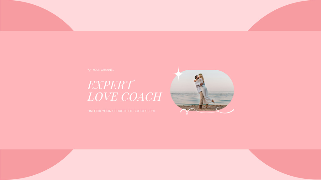Template di design Get Expert Advice from Love Coach Youtube