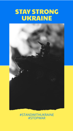 tietoisuus sodasta ukrainassa Instagram Story Design Template