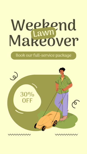Modèle de visuel Discount For Superior Lawn Makeover Offers - Instagram Story