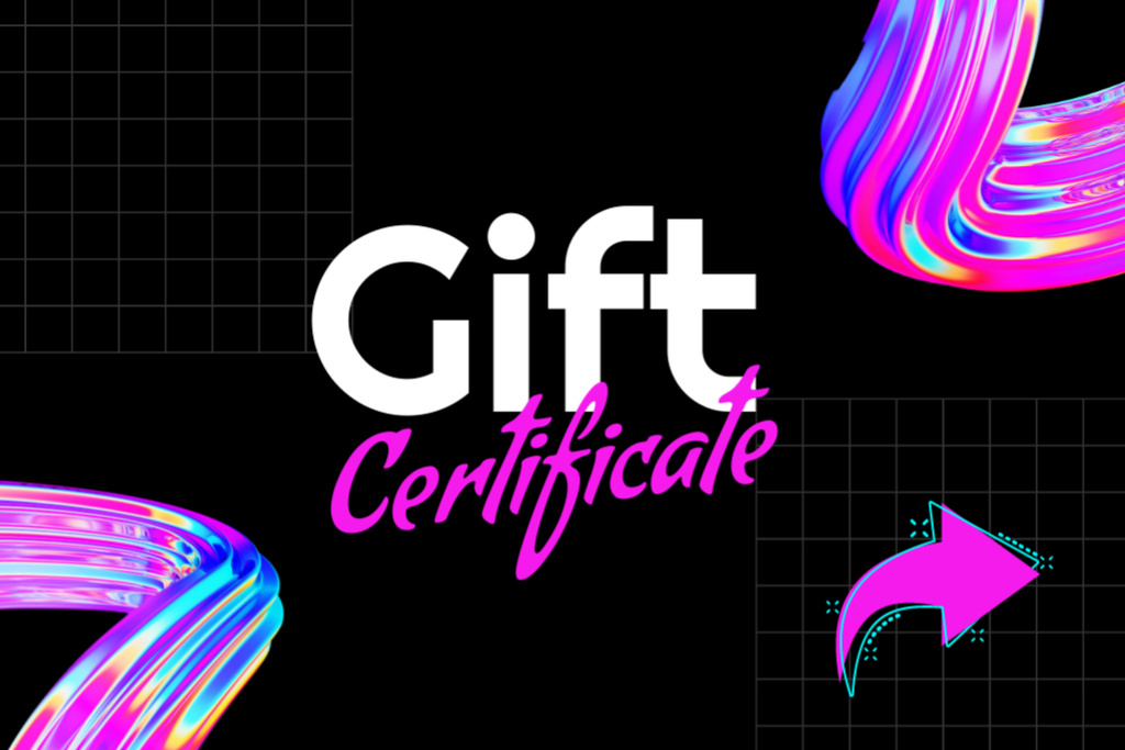 Spectacular Gaming Gear Offer Gift Certificate Šablona návrhu