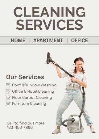 Template di design Cleaning Services Flyer Flayer