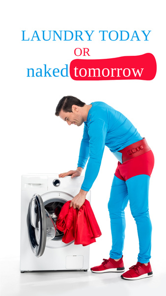 Funny Phrase about Laundry