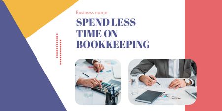 Professional Bookkeeping Services for Your Business Image – шаблон для дизайну