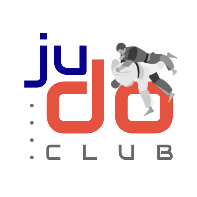 Promoting Stunning Judo Club Animated Logo Šablona návrhu