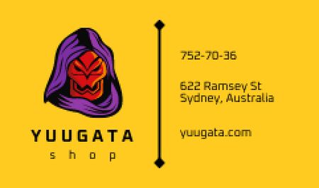 Gaming Shop Ad Business card Design Template