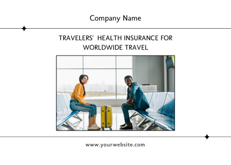 Designvorlage International Insurance Company Traveling für Flyer 5x7in Horizontal