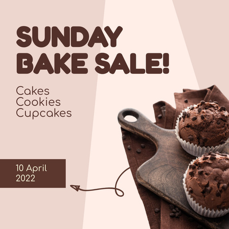 Designvorlage Yummy Cookies Ad für Instagram