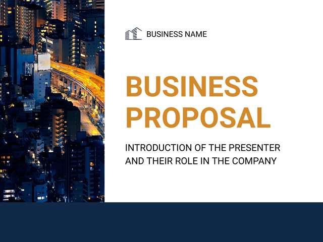 Modèle de visuel Detailed Business Proposal Introduction Step-By-Step - Presentation