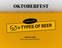 Oktoberfest Vibrant Notification with Beer Foam