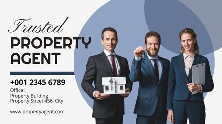 Trusted Property Agent Ad Title Šablona návrhu