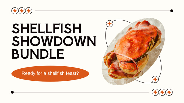 Best Online Seafood Show Youtube Thumbnail Tasarım Şablonu