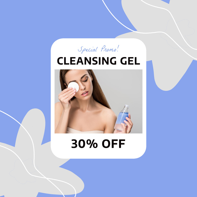 Skin Cleansing Gel Instagram AD – шаблон для дизайна